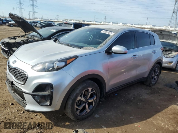 2020 Kia Sportage LX with VIN KNDPM3AC6L7805669, listed as a Copart auction lot 48329075 with 59,994 mi miles and Salvage Title. Bid and sale history available at carsss.com. Image 1.