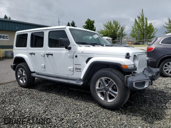 2020 Jeep Wrangler Unlimited Sahara with VIN 1C4HJXEG1LW197700, listed as a Copart auction lot 56539125 with 66,895 mi miles and Salvage title. Bid and sale history available at DreamBid. Image 4.