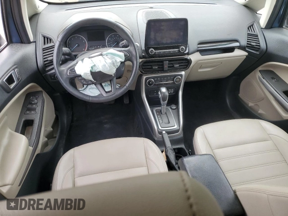 2021 Ford EcoSport Titanium z VIN MAJ6S3KL4MC416365, wystawiony jako Copart lot #45915025 z przebiegiem 54 188 mil mil oraz Nie do naprawy. Historia ofert i sprzedaży dostępna na DreamBid. Obrazek 8.
