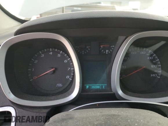 2011 Chevrolet Equinox 2LT with VIN 2CNFLNE50B6383401, listed as a Copart auction lot 52346145 with 202,200 mi miles and Salvage Title. Bid and sale history available at DreamBid. Image 9.