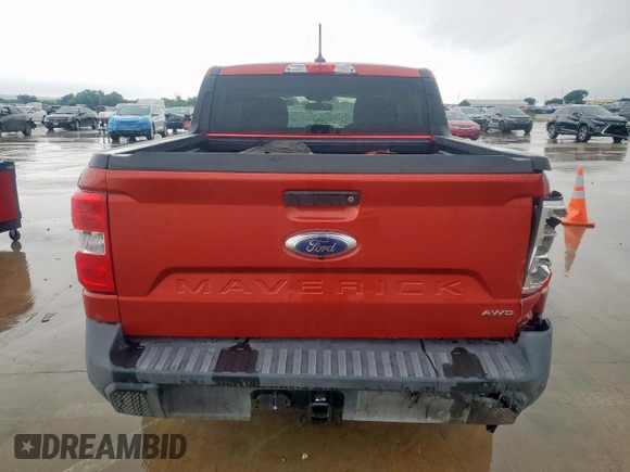 2024 Ford Maverick XLT z VIN 3FTTW8J92RRA91082, wystawiony jako Copart lot #55981115 z przebiegiem 3 702 mil mil oraz Szkoda całkowita • Salvage title. Historia ofert i sprzedaży dostępna na DreamBid. Obrazek 6.