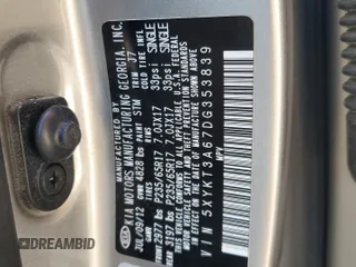 2013 Kia Sorento LX with VIN 5XYKT3A67DG353839, listed as a Copart auction lot 46053515 with 130,802 mi miles and Salvage Title. Bid and sale history available at carsss.com. Image 13.