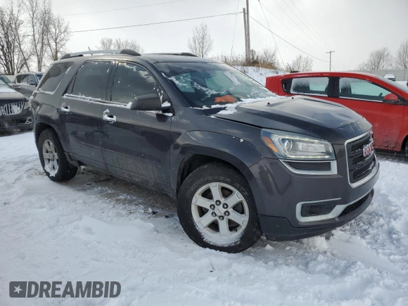 2015 GMC Acadia SLE with VIN 1GKKRNED8FJ377707, listed as a Copart auction lot 45476285 with 105,351 mi miles and Clean Title. Bid and sale history available at DreamBid. Image 4.