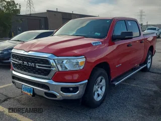 2023 Ram 1500 Big Horn with VIN 1C6RRFFG4PN561004, listed as a IAAI auction lot 42809372 with 75,509 mi miles and . Bid and sale history available at DreamBid. Image 3.