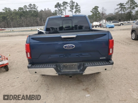 2018 Ford F-150 XL with VIN 1FTEW1CP5JKC81186, listed as a Copart auction lot 45587055 with 148,636 mi miles and Salvage Title. Bid and sale history available at carsss.com. Image 6.