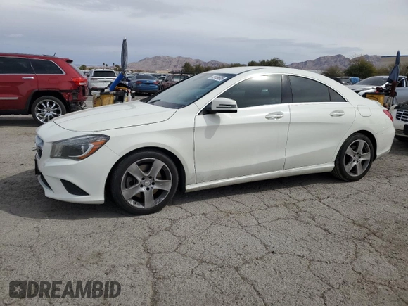 2015 Mercedes-Benz CLA 250 with VIN WDDSJ4EB0FN212163, listed as a Copart auction lot 49109685 with 138,549 mi miles and Salvage Title. Bid and sale history available at DreamBid. Image 1.