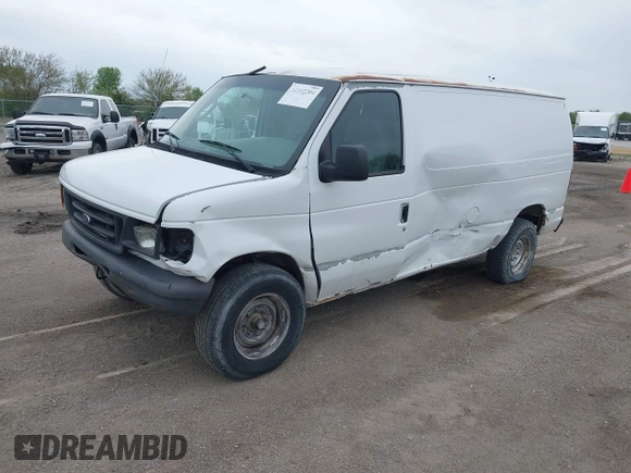 2006 Ford Econoline Cargo with VIN 1FTNE24W86DA21116, listed as a IAAI auction lot 42142204 with 133,272 mi miles and . Bid and sale history available at DreamBid. Image 2.
