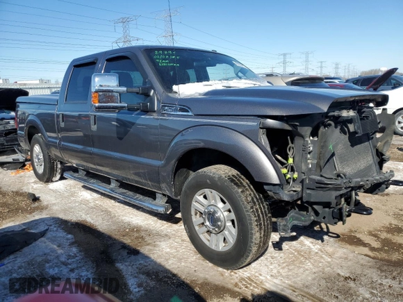 2011 Ford F-250 XL with VIN 1FT7W2A68BEC66321, listed as a Copart auction lot 46033415 with 184,567 mi miles and Salvage Title. Bid and sale history available at carsss.com. Image 4.