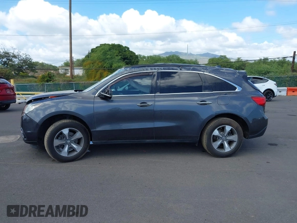 2016 Acura MDX with VIN 5FRYD3H25GB009186, listed as a IAAI auction lot 41720733 with 122,941 mi miles. Bid and sale history available at carsss.com. Image 15.