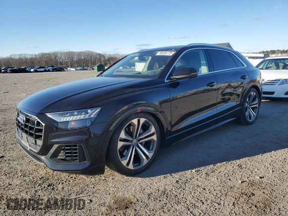 2019 Audi Q8 Prestige with VIN WA1CVAF12KD004982, listed as a Copart auction lot 88456775 with 72,135 mi miles and Salvage title. Bid and sale history available at DreamBid. Image 1.