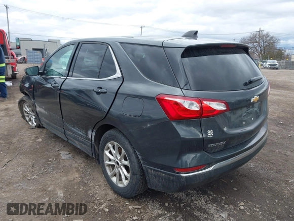 2019 Chevrolet Equinox LT with VIN 2GNAXKEV0K6230221, listed as a IAAI auction lot 42029818 with 63,190 mi miles and . Bid and sale history available at DreamBid. Image 3.