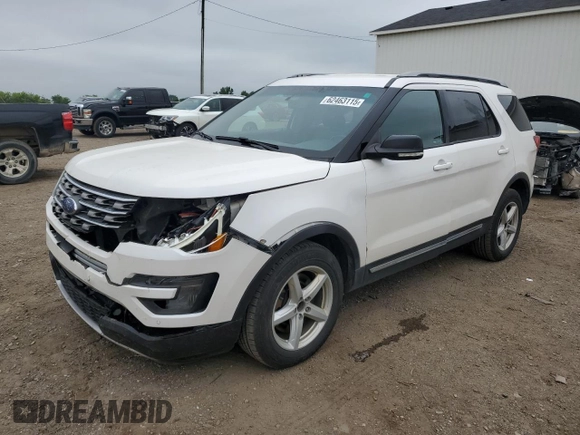 2017 Ford Explorer XLT z VIN 1FM5K8D85HGA32908, wystawiony jako Copart lot #62463115 z przebiegiem 172 334 mil mil oraz Czysty tytuł • Clean title. Historia ofert i sprzedaży dostępna na DreamBid. Obrazek 1.