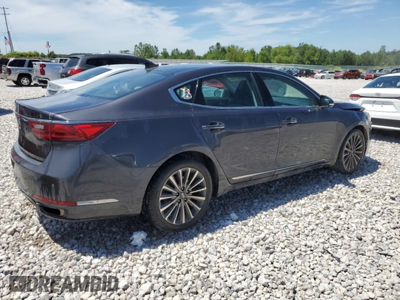 2018 Kia Cadenza Premium with VIN KNALC4J17J5127610, listed as a Copart auction lot 60551144 with 92,109 mi miles and Clean Title. Bid and sale history available at carsss.com. Image 3.