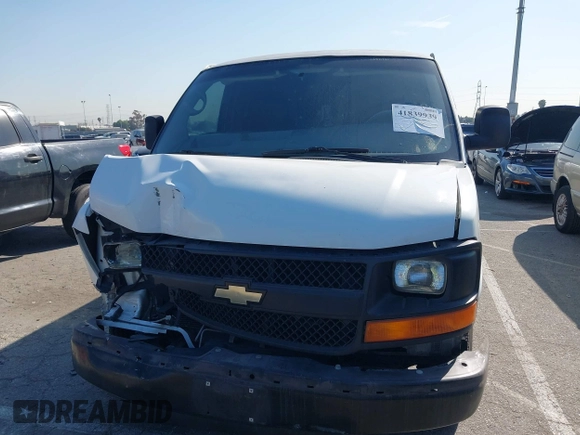 2014 Chevrolet Express Cargo Van with VIN 1GCWGFCA8E1146659, listed as a IAAI auction lot 41839939 with 189,389 mi miles. Bid and sale history available at carsss.com. Image 12.