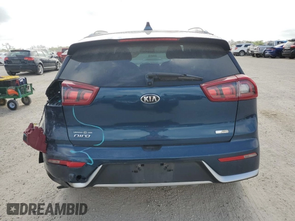2017 Kia Niro LX with VIN KNDCB3LC9H5091864, listed as a Copart auction lot 63418614 with 115,927 mi miles and Salvage Title. Bid and sale history available at DreamBid. Image 6.