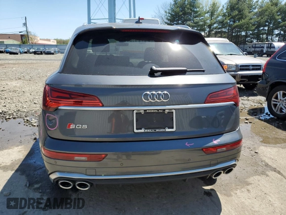 2022 Audi SQ5 Premium with VIN WA1A4AFY0N2087173, listed as a Copart auction lot 50318184 with 54,453 mi miles and . Bid and sale history available at DreamBid. Image 6.