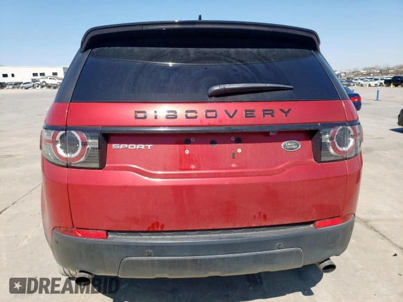 2016 Land Rover Discovery Sport HSE with VIN SALCR2BGXGH627365, listed as a Copart auction lot 47448485 with 0 mi miles and Salvage Title. Bid and sale history available at carsss.com. Image 6.