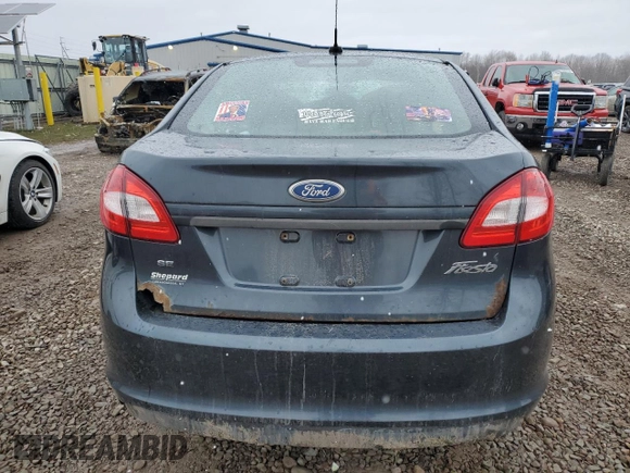 2011 Ford Fiesta SE with VIN 3FADP4BJ9BM125725, listed as a Copart auction lot 53269555 with 180,120 mi miles and Salvage Title. Bid and sale history available at DreamBid. Image 6.