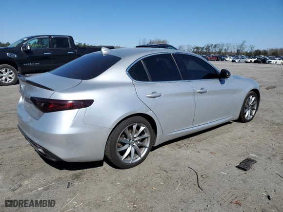 2017 Alfa Romeo Giulia with VIN ZARFAEDNXH7528647, listed as a Copart auction lot 49602245 with 77,776 mi miles and Salvage Title. Bid and sale history available at carsss.com. Image 3.