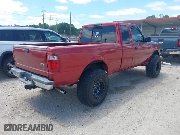 2003 Ford Ranger XL Fleet with VIN 1FTYR44V43PB45754, listed as a IAAI auction lot 42024503 with 196,361 mi miles. Bid and sale history available at carsss.com. Image 4.