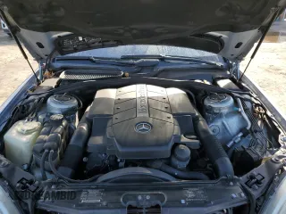 2002 Mercedes-Benz S-Class 4.3L with VIN WDBNG70J52A258559, listed as a Copart auction lot 80451294 with 283,626 mi miles and Salvage Title. Bid and sale history available at carsss.com. Image 12.