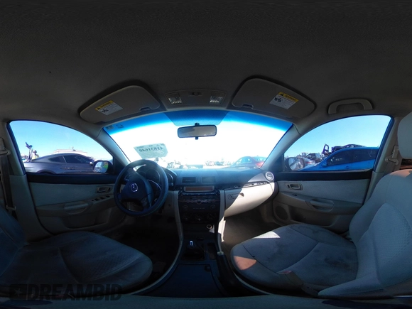 2004 Mazda 3 i with VIN JM1BK12F841124933, listed as a IAAI auction lot 41831640 with 160,980 mi miles and . Bid and sale history available at DreamBid. Image 18.