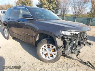 2023 Jeep Grand Cherokee Limited with VIN 1C4RJHBG3PC543204, listed as a IAAI auction lot 41498273 with 62,176 mi miles. Bid and sale history available at carsss.com. Image 1.
