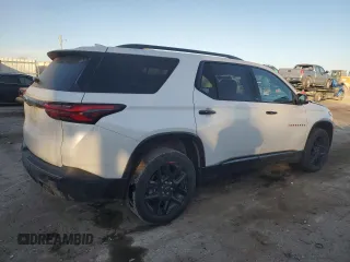 2022 Chevrolet Traverse Premier with VIN 1GNERKKW8NJ177851, listed as a Copart auction lot 85447444 with 80,476 mi miles and Salvage title. Bid and sale history available at DreamBid. Image 3.
