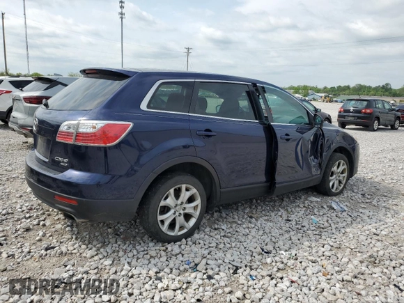 2012 Mazda CX-9 Sport with VIN JM3TB3BA2C0349719, listed as a Copart auction lot 54917575 with 176,080 mi miles and Salvage title. Bid and sale history available at DreamBid. Image 3.