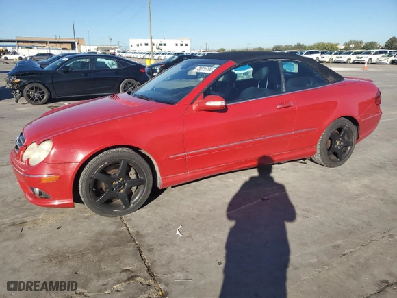 2006 Mercedes-Benz CLK-Class 5.0L with VIN WDBTK75G26T060440, listed as a Copart auction lot 78611704 with 163,950 mi miles and Clean Title. Bid and sale history available at carsss.com. Image 1.