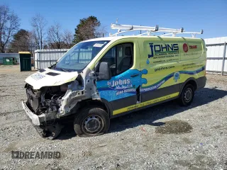 2015 Ford Transit Cargo with VIN 1FTNR1ZM4FKA57595, listed as a Copart auction lot 45137315 with 151,171 mi miles and Salvage title. Bid and sale history available at DreamBid. Image 1.