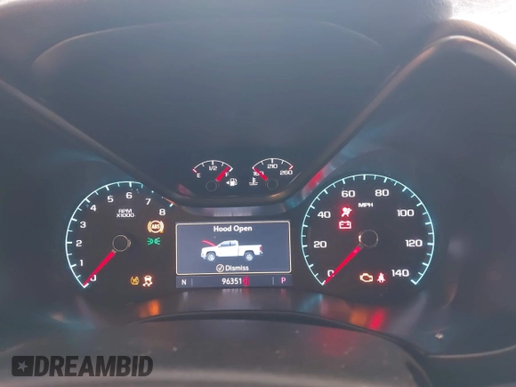 2019 Chevrolet Colorado 4WD Z71 with VIN 1GCGTDEN2K1121689, listed as a IAAI auction lot 42201118 with 96,351 mi miles and . Bid and sale history available at DreamBid. Image 7.