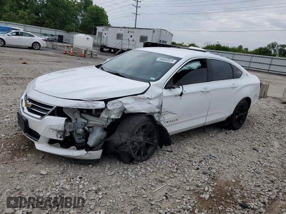 2015 Chevrolet Impala LT with VIN 2G1125S37F9105581, listed as a Copart auction lot 58853525 with 133,182 mi miles and Salvage title. Bid and sale history available at DreamBid. Image 1.