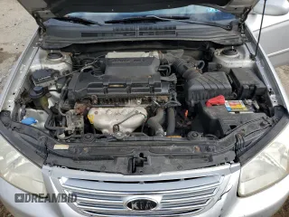 2007 Kia Spectra EX with VIN KNAFE121875410837, listed as a Copart auction lot 71992594 with 126,207 mi miles and Salvage Title. Bid and sale history available at carsss.com. Image 13.