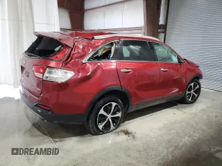 2017 Kia Sorento EX with VIN 5XYPHDA16HG274105, listed as a Copart auction lot 72833364 with 54,915 mi miles and Non Repairable. Bid and sale history available at carsss.com. Image 3.