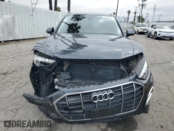 2021 Audi Q5 Prestige with VIN WA1CAAFY3M2062221, listed as a Copart auction lot 55538025 with 55,573 mi miles and Salvage title. Bid and sale history available at DreamBid. Image 5.