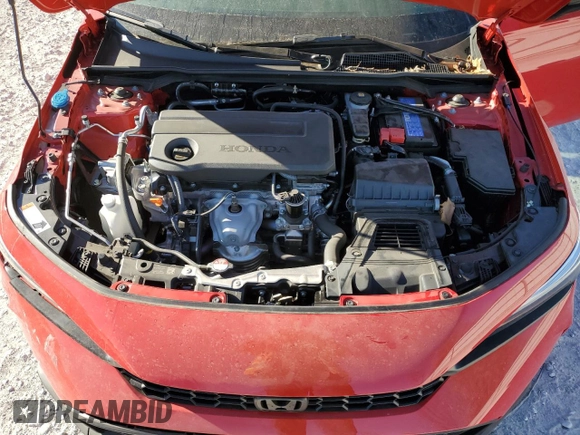 2025 Honda Civic Sport with VIN 2HGFE2F51SH510352, listed as a Copart auction lot 49004975 with 5,056 mi miles and Salvage title. Bid and sale history available at DreamBid. Image 12.