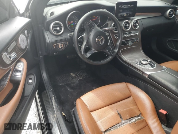 2018 Mercedes-Benz C 300 with VIN WDDWJ4JB8JF669393, listed as a Copart auction lot 48343995 with 119,255 mi miles and Clean Title. Bid and sale history available at carsss.com. Image 8.