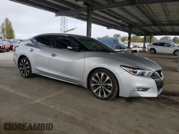 2016 Nissan Maxima SL with VIN 1N4AA6AP4GC416745, listed as a Copart auction lot 52789885 with 107,102 mi miles and Salvage Title. Bid and sale history available at DreamBid. Image 4.