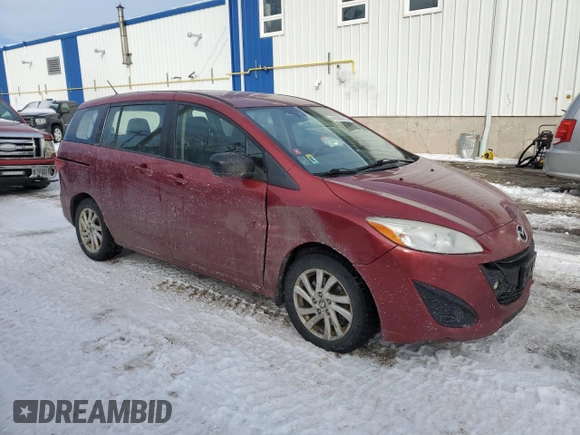 2015 Mazda 5 Touring with VIN JM1CW2CL3F0186235, listed as a Copart auction lot 46096915 with 212,914 mi miles and Salvage Title. Bid and sale history available at carsss.com. Image 4.