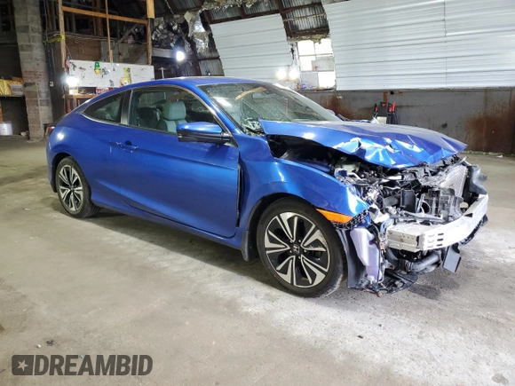 2016 Honda Civic EX-T with VIN 2HGFC3B31GH361061, listed as a Copart auction lot 56869105 with 72,416 mi miles and Salvage title. Bid and sale history available at DreamBid. Image 4.