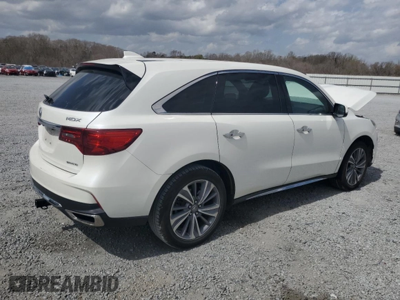2018 Acura MDX Technology with VIN 5J8YD4H58JL005494, listed as a Copart auction lot 49915735 with 101,837 mi miles and Salvage title. Bid and sale history available at DreamBid. Image 3.