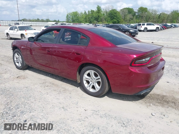 2020 Dodge Charger SXT with VIN 2C3CDXBG8LH140242, listed as a IAAI auction lot 41955457 with 126,550 mi miles and . Bid and sale history available at carsss.com. Image 3.