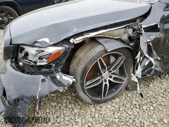 2017 Mercedes-Benz E-Class AMG E 43 with VIN WDDZF6EB8HA210523, listed as a Copart auction lot 59871562 with 55,851 mi miles. Bid and sale history available at carsss.com. Image 9.