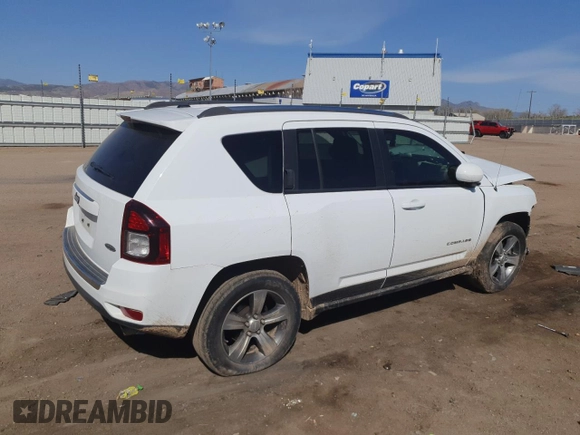 2017 Jeep Compass Latitude z VIN 1C4NJDEB5HD171724, wystawiony jako Copart lot #52525425 z przebiegiem 91 514 mil mil oraz Szkoda całkowita • Salvage title. Historia ofert i sprzedaży dostępna na DreamBid. Obrazek 3.