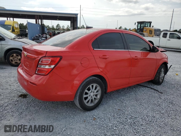 2020 Chevrolet Sonic LT with VIN 1G1JD5SB5L4141043, listed as a Copart auction lot 58984375 with 16,105 mi miles and Non repairable. Bid and sale history available at DreamBid. Image 3.