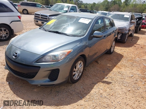 2013 Mazda 3 i Touring with VIN JM1BL1L78D1767349, listed as a IAAI auction lot 41967275 with 168,626 mi miles and . Bid and sale history available at carsss.com. Image 2.