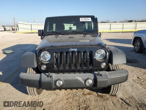 2018 Jeep Wrangler JK Unlimited Sport with VIN 1C4BJWDG9JL834963, listed as a Copart auction lot 83108454 with 22,298 mi miles and Salvage Title. Bid and sale history available at carsss.com. Image 5.