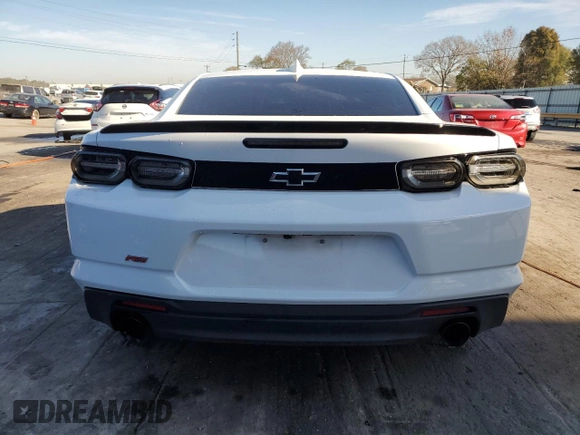 2022 Chevrolet Camaro 2LT with VIN 1G1FD1RS6N0132978, listed as a Copart auction lot 77251544 with 31,878 mi miles and Salvage Title. Bid and sale history available at carsss.com. Image 6.