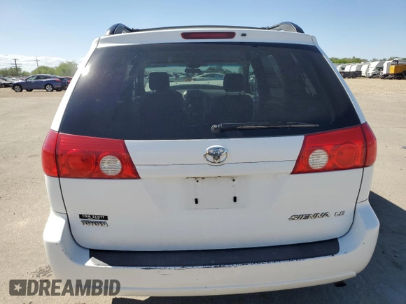 2008 Toyota Sienna CE with VIN 5TDZK23C08S220444, listed as a Copart auction lot 56573755 with 168,584 mi miles and Clean Title. Bid and sale history available at DreamBid. Image 6.